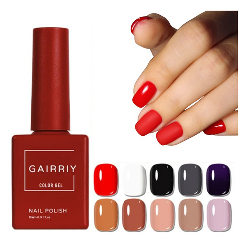 Uñas Semipermanente Color Gel Gairriy 15ml