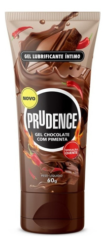 Lubrificante Gel Prudence Sabor Chocolate Com Pimenta 60g