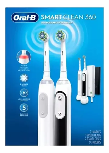 Cepillo Dientes Eléctrico Recargable Smart Clean 360 Oral B