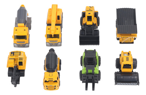 Juego De Juguetes Car Toys De 8 Piezas Para Camiones De Cons