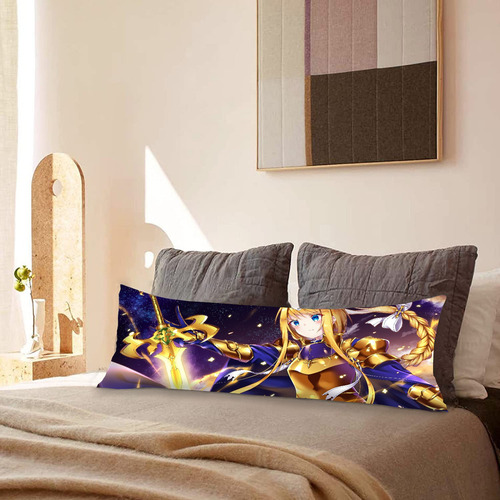 Cojin Almohada Larga Sword Art Online Alice Espada 45x110cm Diseño De La Tela Lisa
