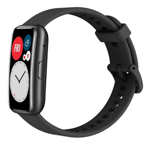 Huawei Watch Fit Active 1.64" caja de fibra polimérica black, malla graphite black de silicona TIA-B09