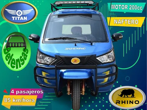 Triciclo Naftero 200cc 4 Pasajeros Titan Rhino 0km
