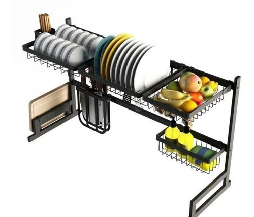 Estante/escurridor De Platos/2 Niveles/acero Inoxidable