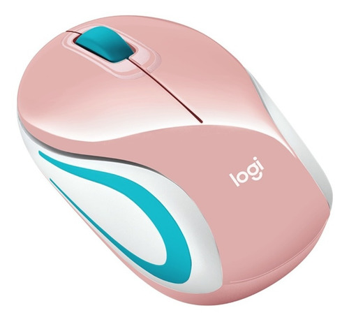 Imagen 6 de 6 de Mouse Mini Inalámbrico Logitech M187 Rosa Blossom