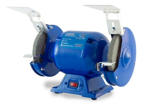 Amoladora De Banco 375w Kld Ab6pro Con Cepillo De Bronce