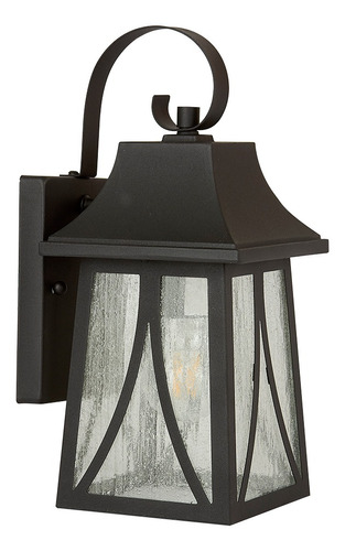 Farol De Pared Exterior E27 Antonella Negro 26w Tecnolite