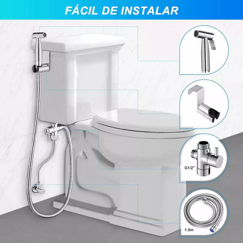 Ducha Bidet Arabe Wc Inodoro Acero Inoxidable