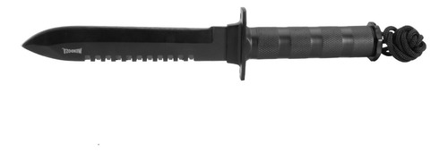 Cuchillo De Supervivencia Mendoza Mc-034 Con 11 Accesorios Color Negro