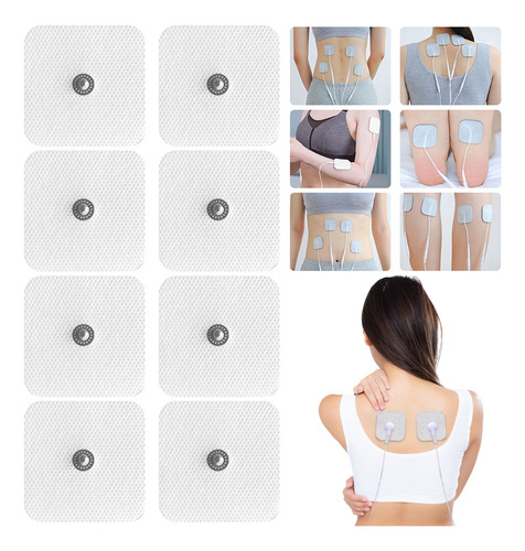 Marca Jarnotix® 8pz Electrodos Pads Para Beurer Em 41 Em 49 Em 80 Tens Ems