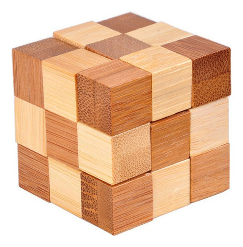 - Puzle De Madera Kongming Luban Lock 3d De 9 Piezas