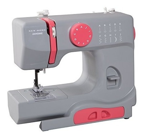 Janome Graceful Gray Máquina Coser 10 Puntadas Compacta