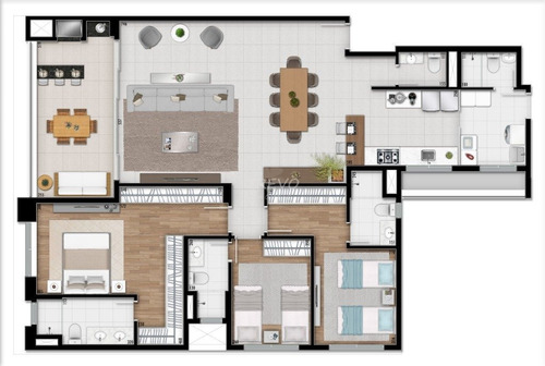 Imagem 11 de 15 de Apartamento - Bigorrilho - Ref: 2786 - V-2786