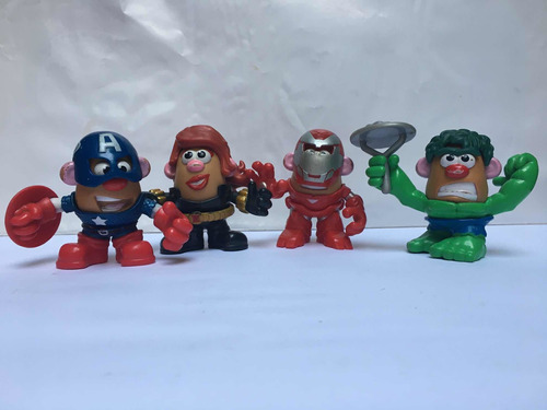 Sr Cara De Papa. Ironman, Hulk, Capitán América, Black Widow