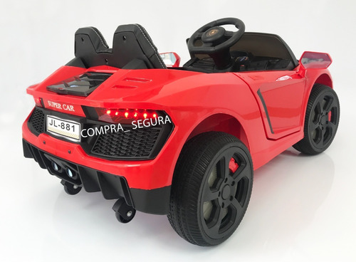 Imagen 10 de 10 de Carro Moto Electrico Niños Lamborghini Llanta Caucho Control