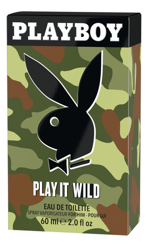 Perfume Playboy Play It Wild Edt Spray 60 Ml Para Homens