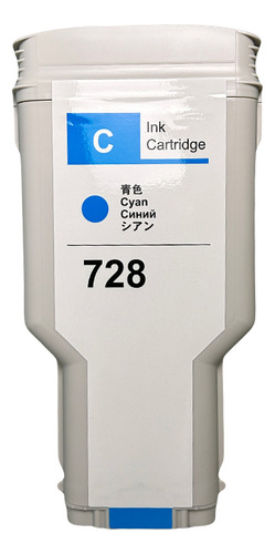 Cartucho Pro Resolution 728xl P/ Plotter T730 T830 Ciano