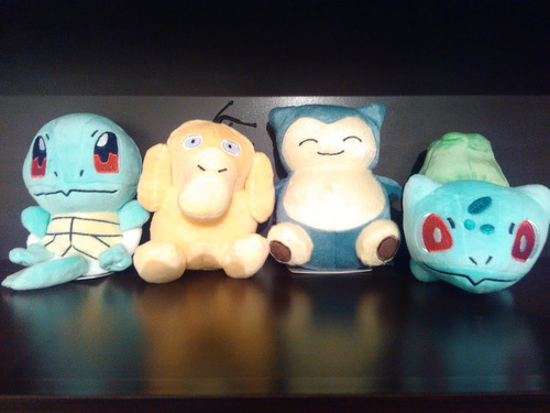 Peluches Pokemon Bulbasaur-squirtle-snorlax Y Mas Variedades