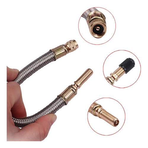 Adaptador De Vástago De Válvula Manguera De Aire Extensores