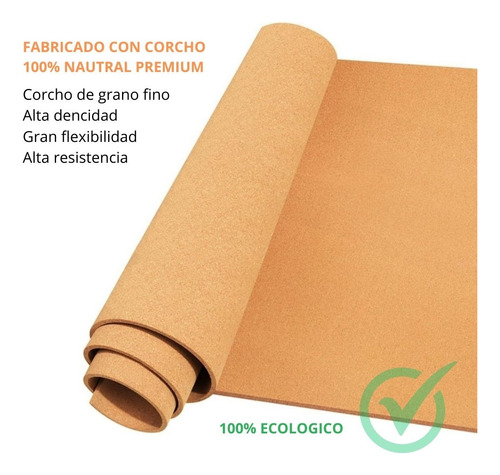 Lamina De Corcho 1 Metro X 1.20 Metros Grosor 5 Mm