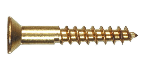 15-Pack The Hillman Group 2734 10 X 2-1//2-Inch Brass Flat Phillips Wood Screw