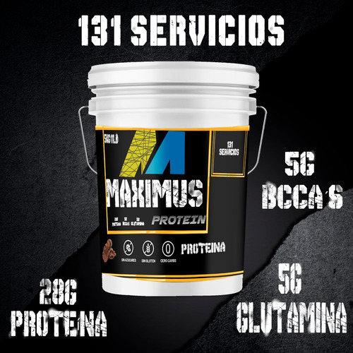 Proteína Hidrolizada Maximus Protein 5 Kg Varios Sabores Chocolate