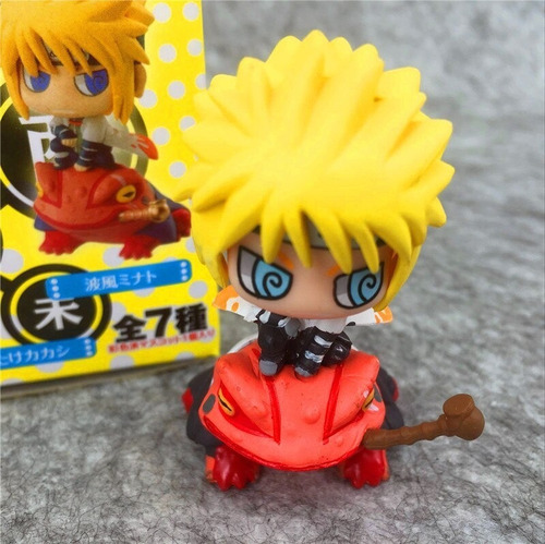 Imagen 6 de 7 de Set De 6 Figuras Naruto Petit Animales