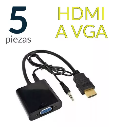 Cable Adaptador Convertidor Hdmi - Vga +regalo Cable 3.5mm