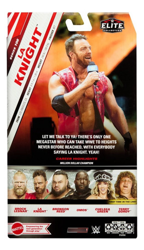 La Knight Wwe Elite Collection Series #108 Mattel