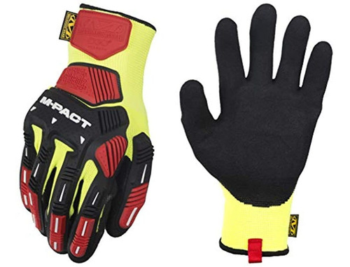 Mechanix  Guantes De Trabajo (grande, Amarillo/negro)