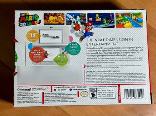 Nintendo New 3ds Edição Super Mário 3d Land. Branco (Usado)