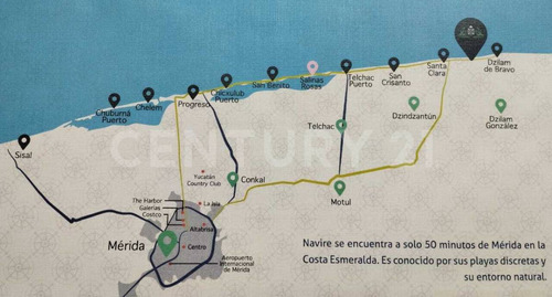 Terrenos En Venta En La Playa, Santa Clara, Yucatán