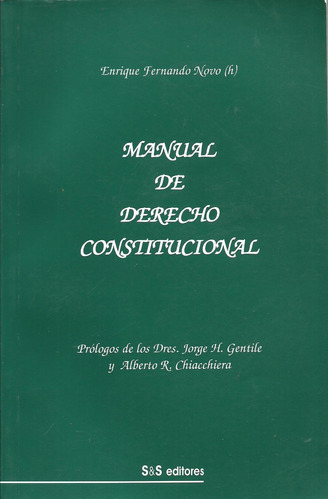 Manual Derecho Constitucional - Novo Dyf