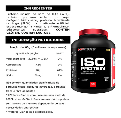 Combo de suplementos Whey Isolate de 2 kg, más creatina, BCAA y batidor con sabor a chocolate
