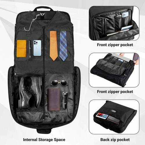 ' Bolso De Viaje Para Negocios Portatraje Grande Plegable