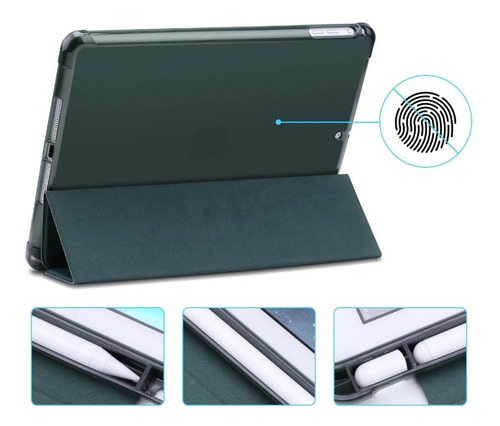 Capa Smartcase Apple iPad Pro 11 C/ Suporte P/ Pencil Verde