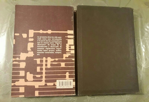 Par De Libros De Álgebra Intermedia Y Moderna (Usado)