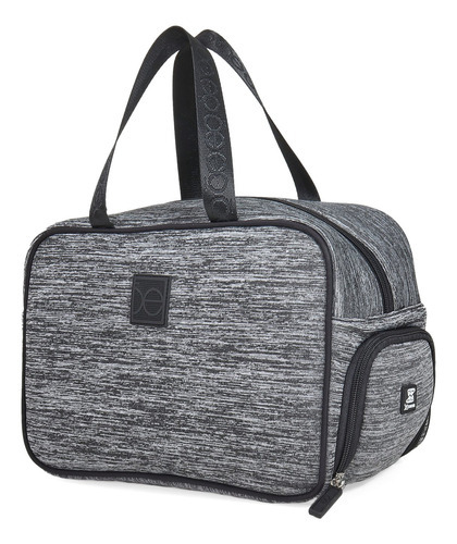 Neceser De Viaje Unisex Cloe Compartimento Para Calzado Color Negro