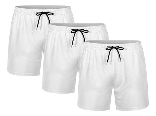 Pack X3 Short Deportivo Hombre Mujer Running Entrenamiento