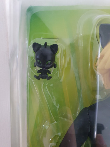 Miraculous Ladybug Boneco Cat Noir Playmates Lacrado, Novo