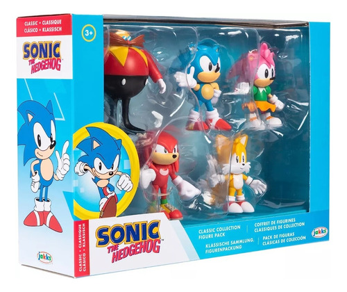 Figuras Sonic Multipack X 5 Personajes - Original Jakks