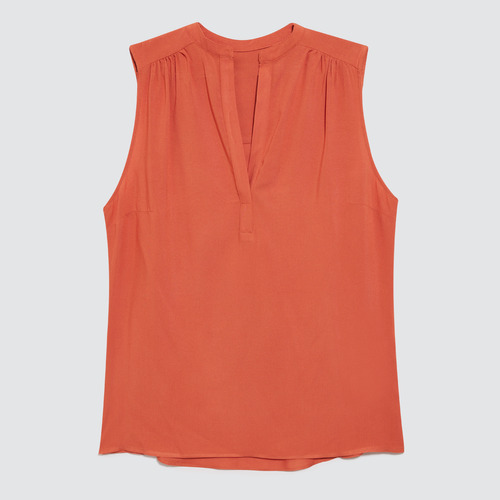 Blusa Mujer Ostu M/s Naranja Viscosa 40120769-3838