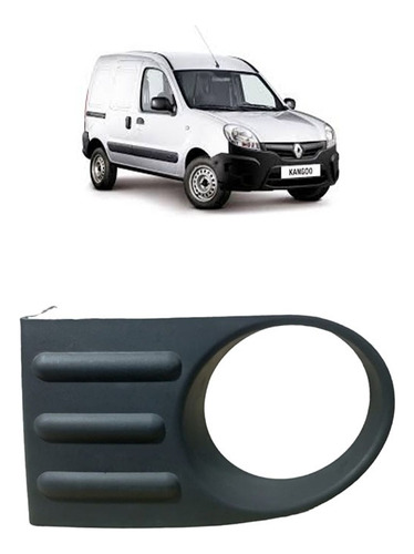 Moldura Paragolpe Derecha C/faro Negro Kangoo 08