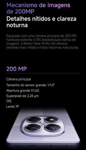 Redmi Note 14 Pro 5g 8 Ram 256gb Lilás