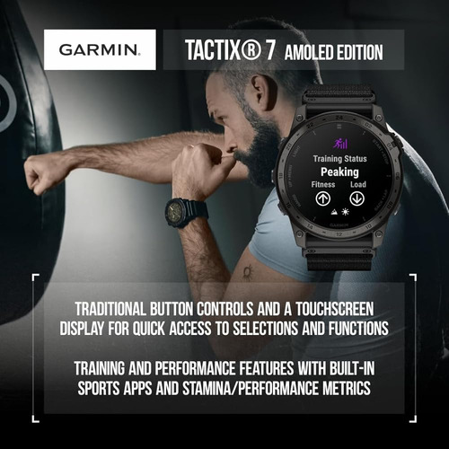 Reloj Garmin Tactix 7 Amoled Gps Militar Y Táctico