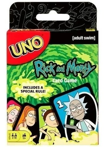 Mattel Games Uno Rick And Morty Edición Especial