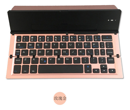 Teclado Plegable, Inalámbrico Bluetooth De Aluminio, Para