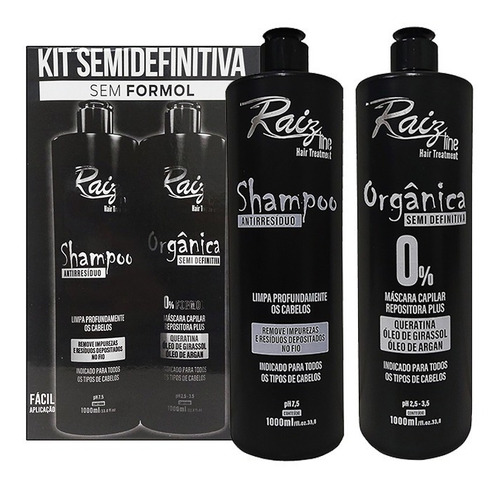 Imagem 3 de 9 de Combo Progressiva Orgânica Raiz Line + Orgânica Troia Hair