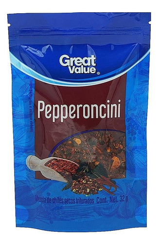7 Pzas Mezcla De Chiles Secos Great Value Pepperoncini Tritu