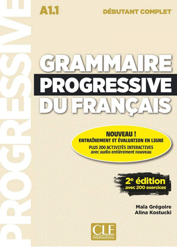 Grammaire Progressive Du Francais - Niveau Debutant Complet 